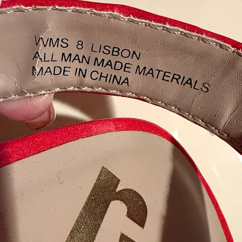 Report Red Espadrille Sandals